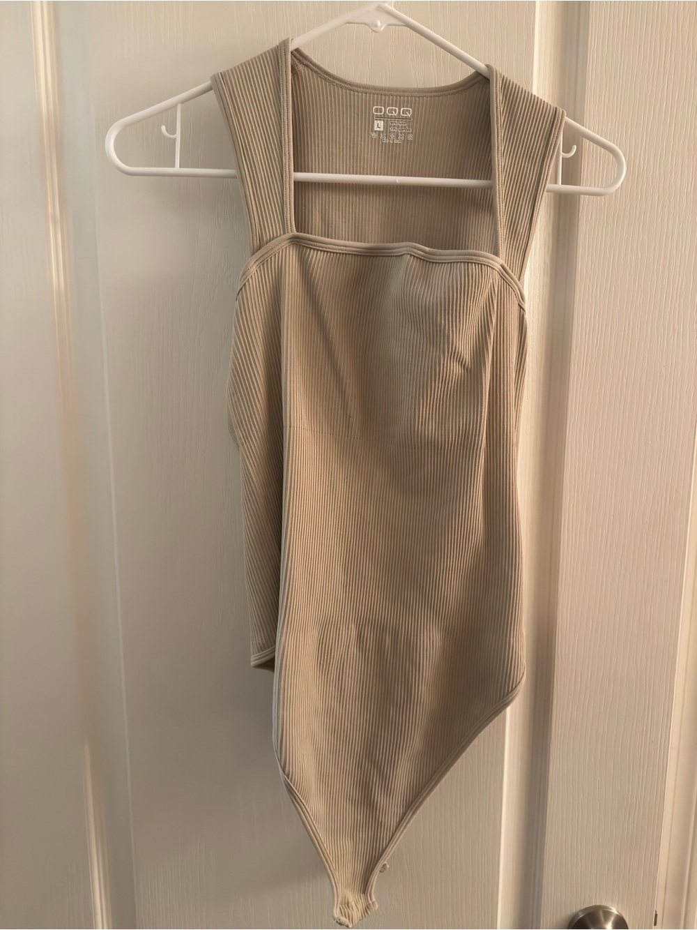 Different Color Ribbed Sleeveless Bodysuits - Picture 3 of 7